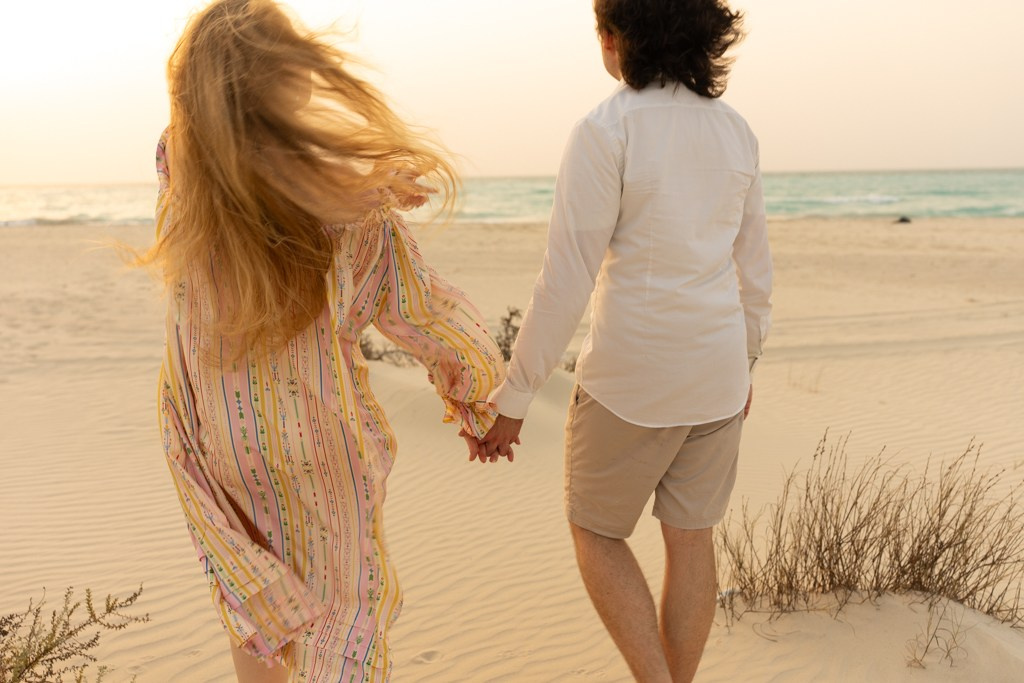 Stella and Ilya pregnancy photoshoot Saadyat. Professional Photographer Abu Dhabi, Dubai — Yulia Ismoilova | 2025