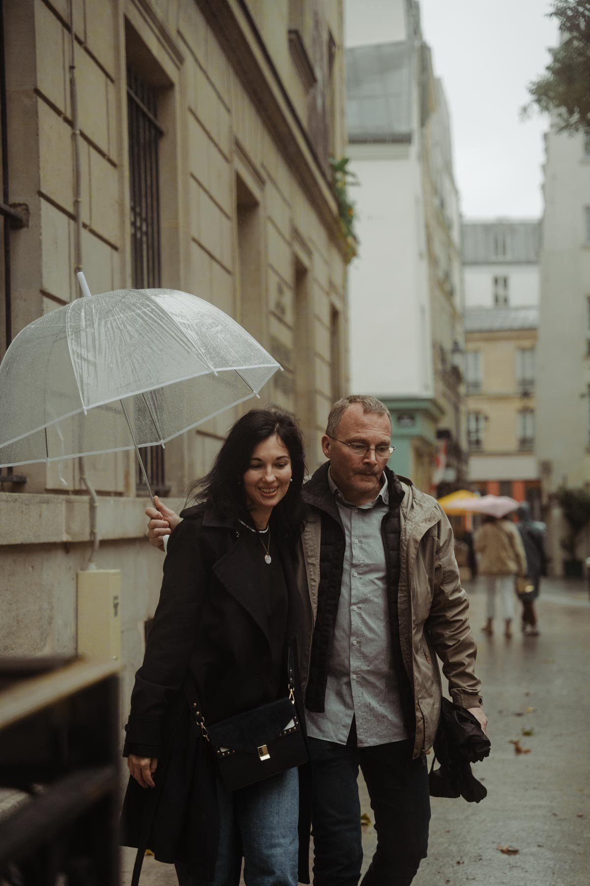 Katerina & Åge in rainy Paris. Фотограф в Париже Полина Осипова