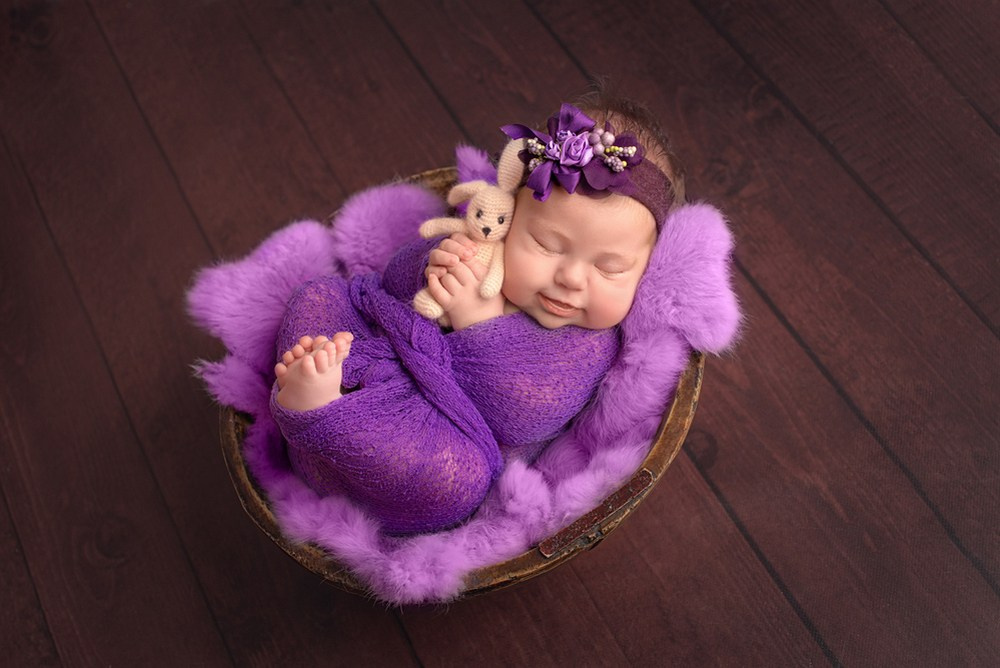 Sesja noworodkowa dla dziewczynki w Trójmieście - Natalia Lucko