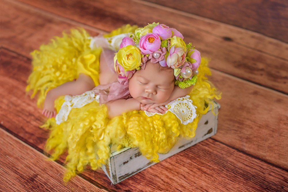 Sesja noworodkowa dla dziewczynki w Trójmieście - Natalia Lucko