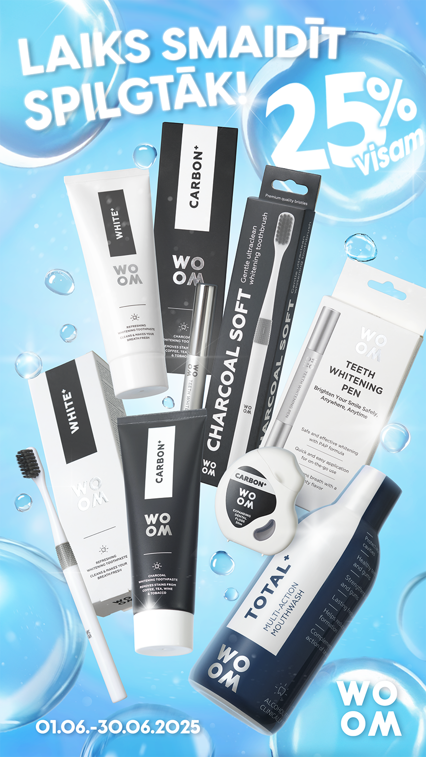 WOOM — Laiks smaidīt spilgtāk!