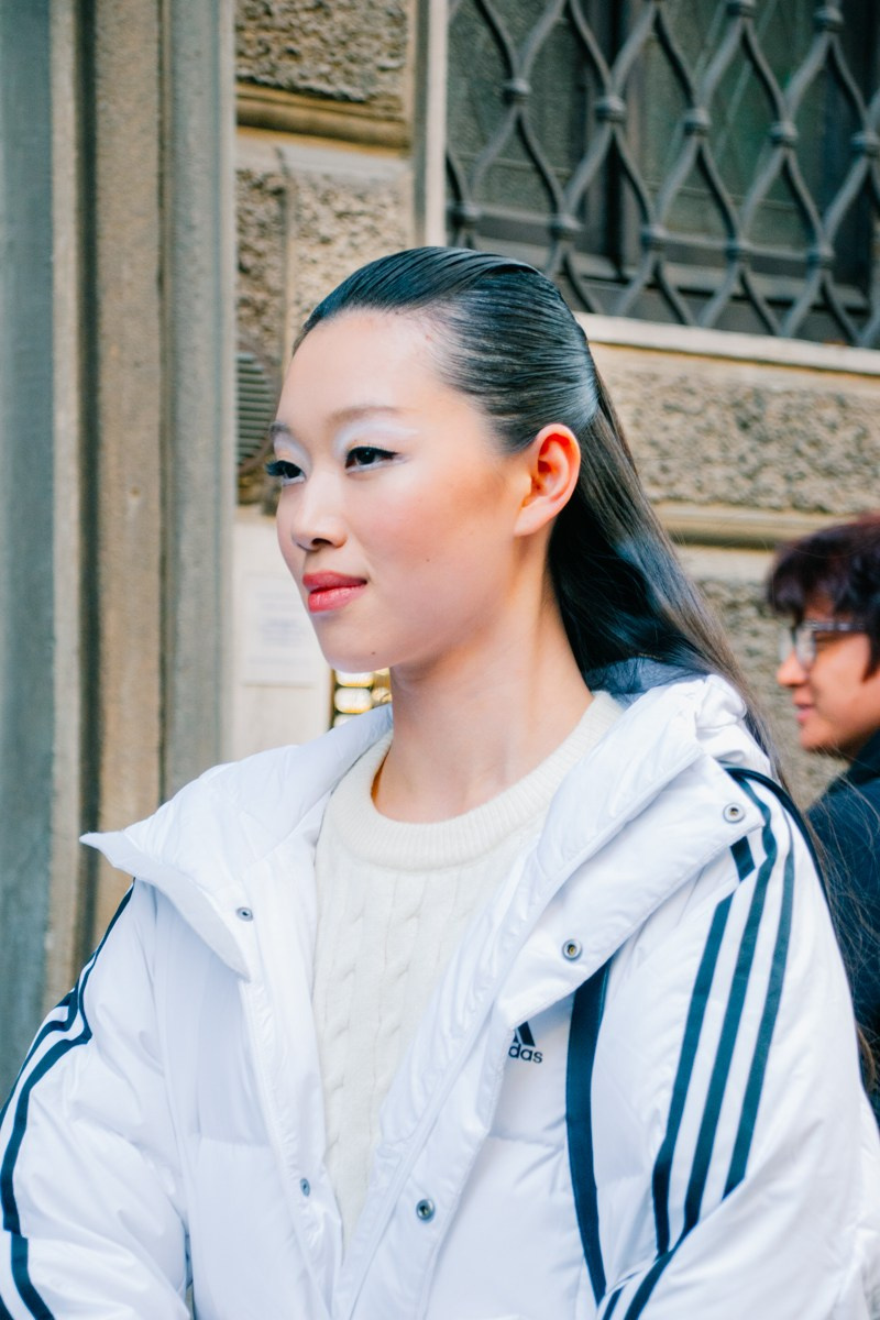 Street style in Milan. Milano Fashion Week