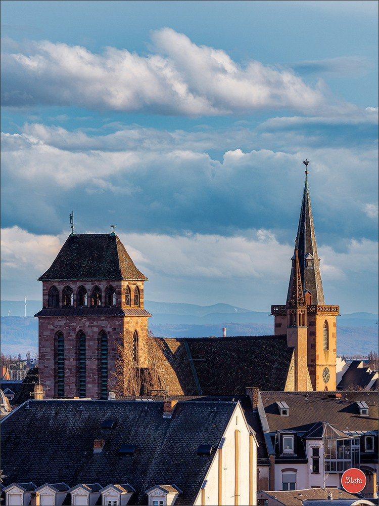 Vue de la ville un peu d'en haut. Photographe à Strasbourg | Portraits, Studio, Enfants, Événements