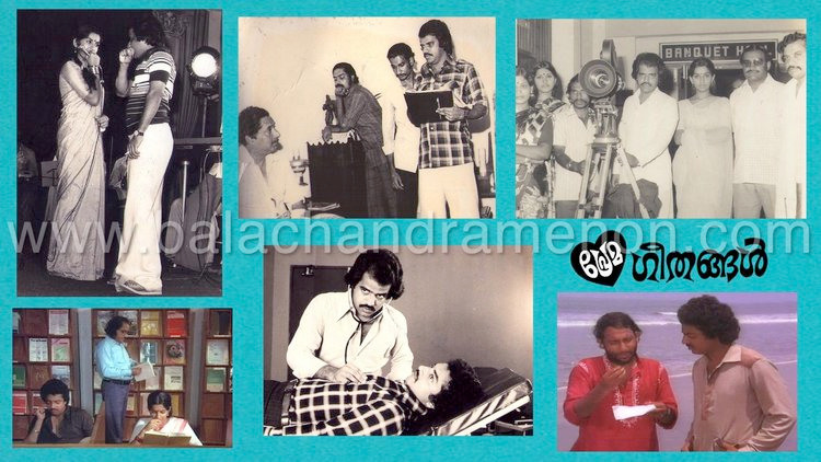 Movie stills from the various movies credited to Balachandra Menon. Balachandra Menon