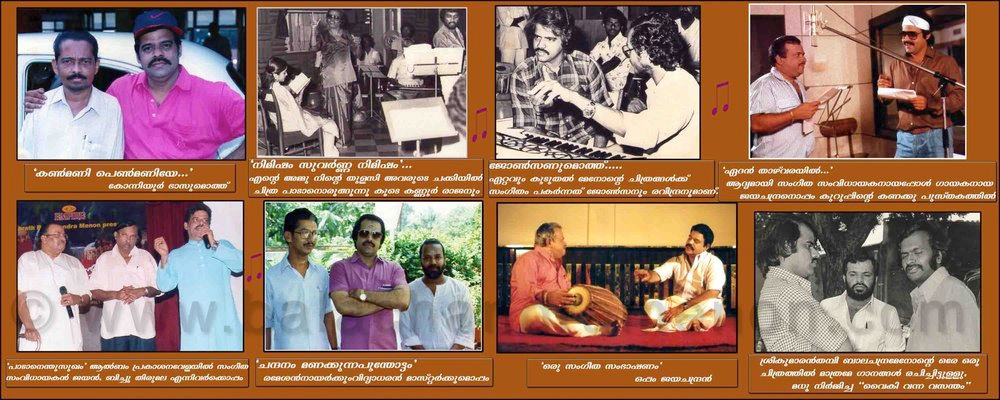 A flashback into images from the career of Balachandra Menon. Balachandra Menon