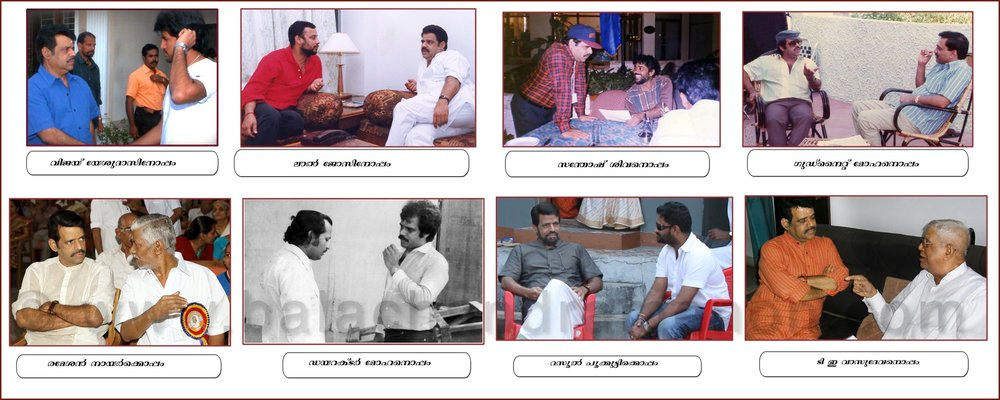 A flashback into images from the career of Balachandra Menon. Balachandra Menon