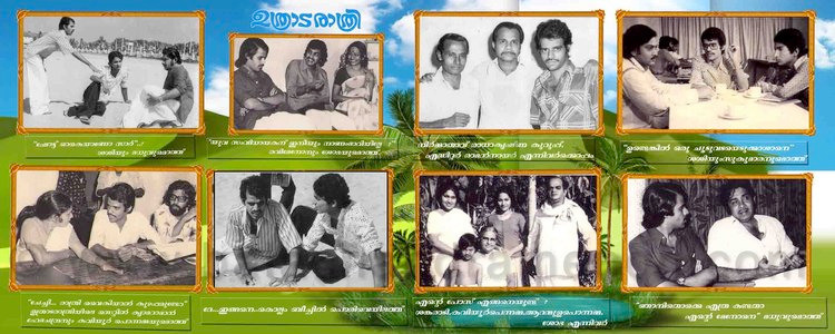 Movie stills from the various movies credited to Balachandra Menon. Balachandra Menon