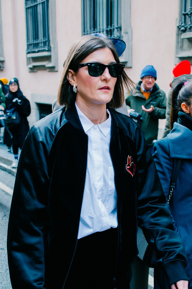 Street style in Milan. Milano Fashion Week