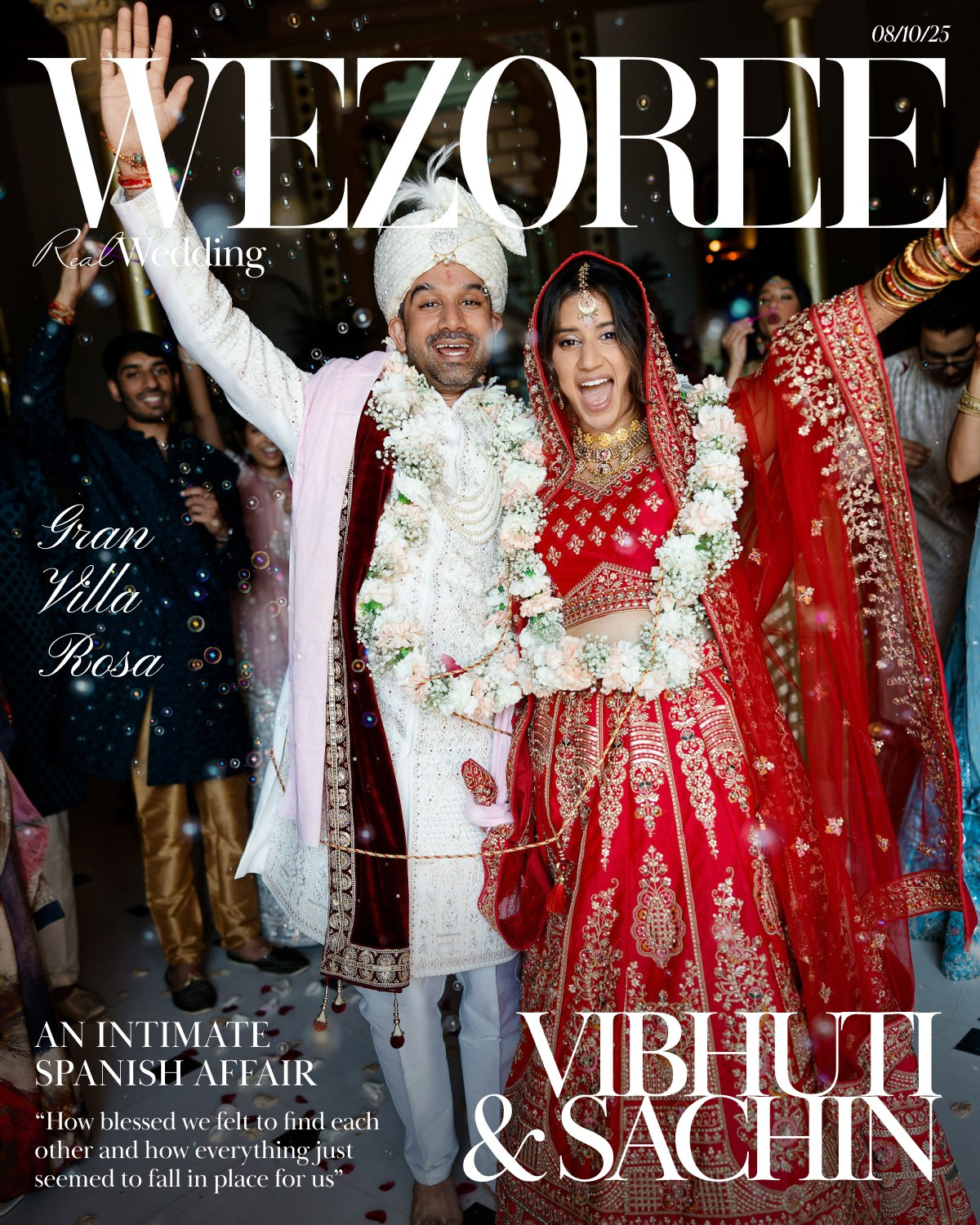 Indian wedding at Gran Villa Rosa, Barcelona