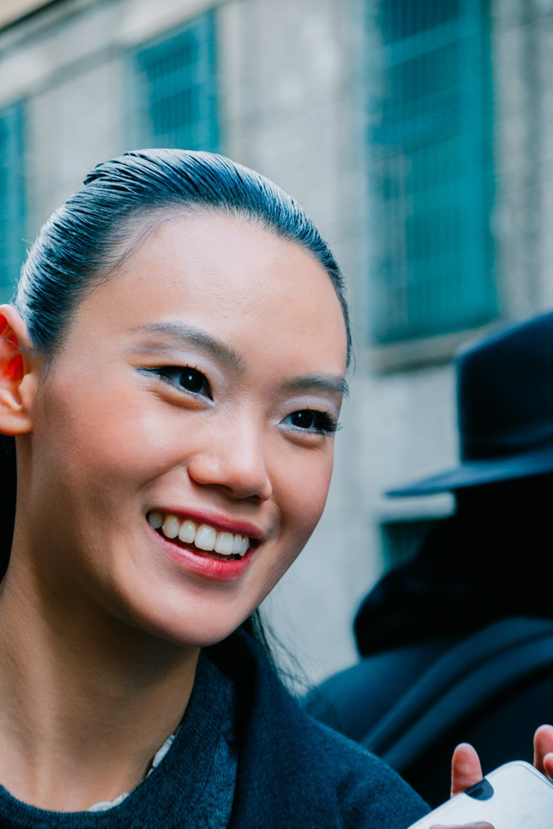 Street style in Milan. Milano Fashion Week