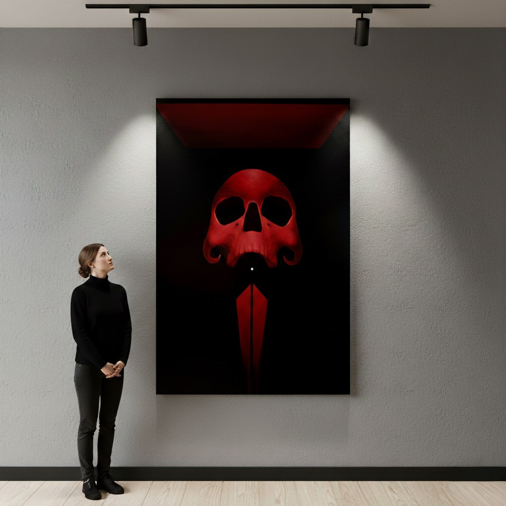 "Daedalus", oil on canvas, 82x60", 2024