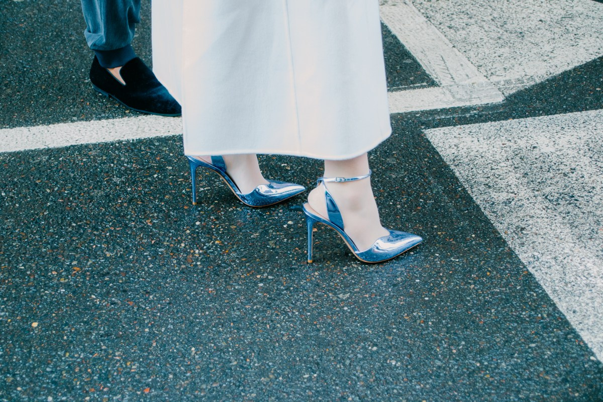 Street style in Milan. Milano Fashion Week