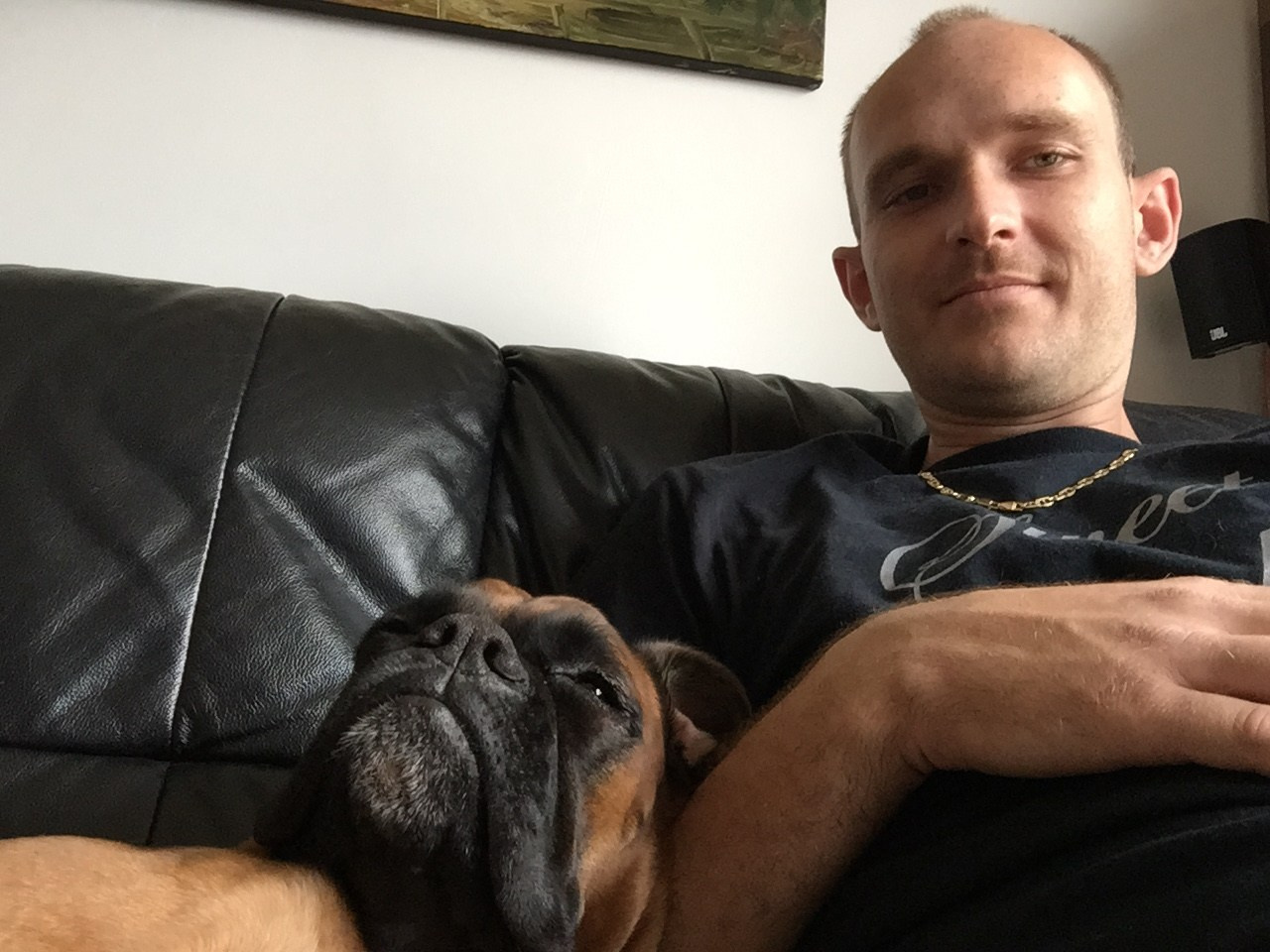 My ״Star״ Boxer Dog