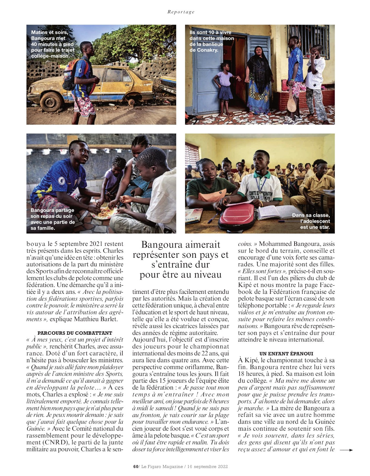 Le Figaro Magazine, 16 septembre 2022
