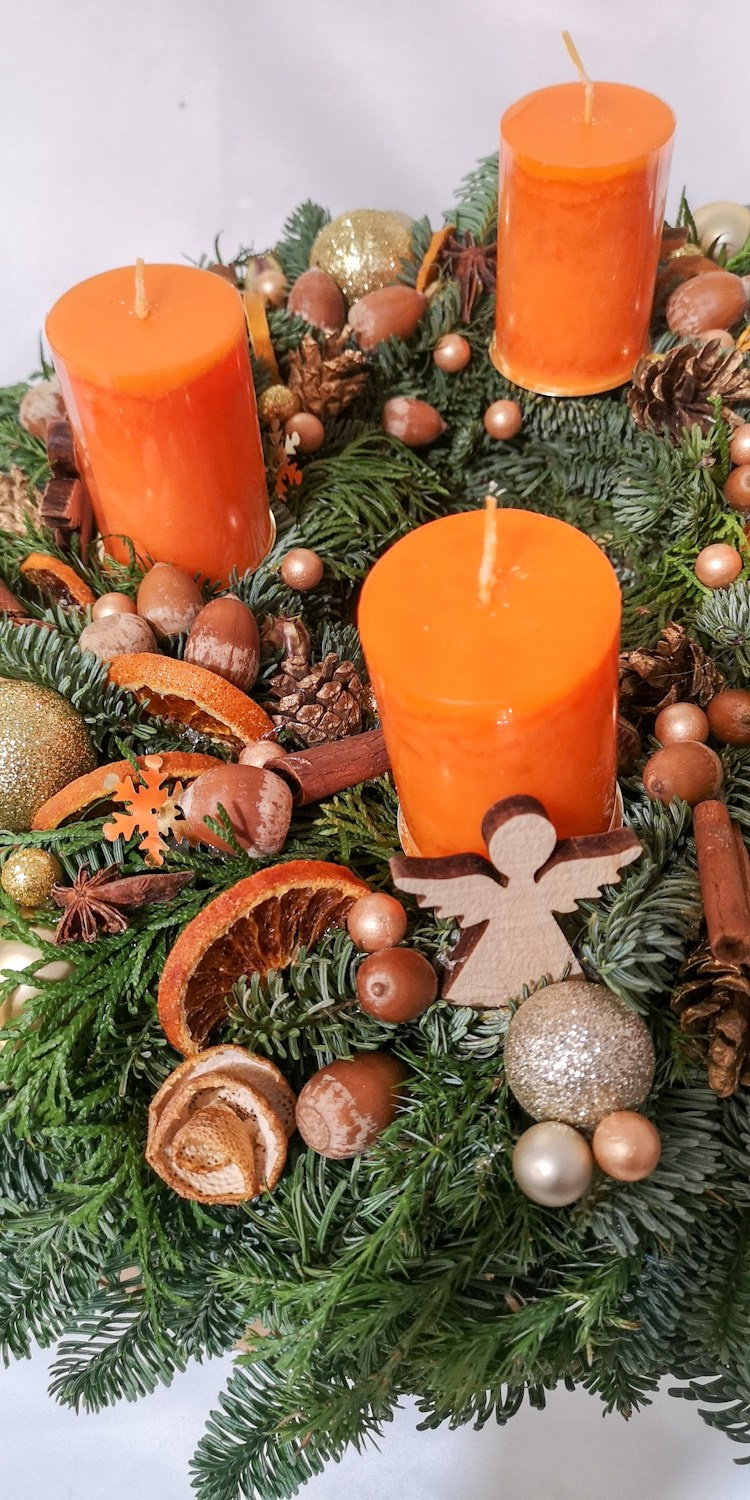 Adventes vainadziņi. Event design, decoration, floristry, gift, Irina Novika, Riga, Latvia