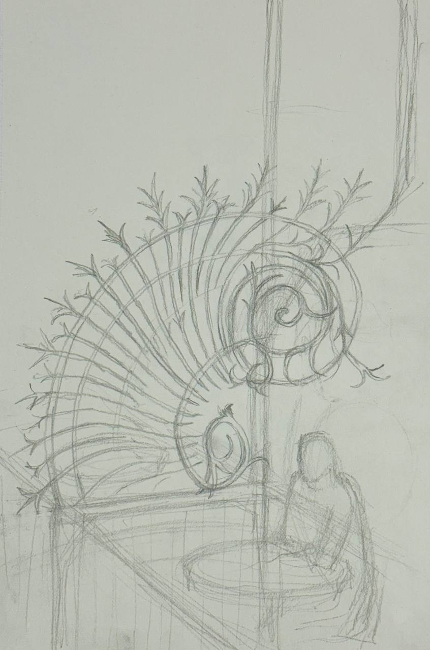 Sketches, Paris. Marina Antonova