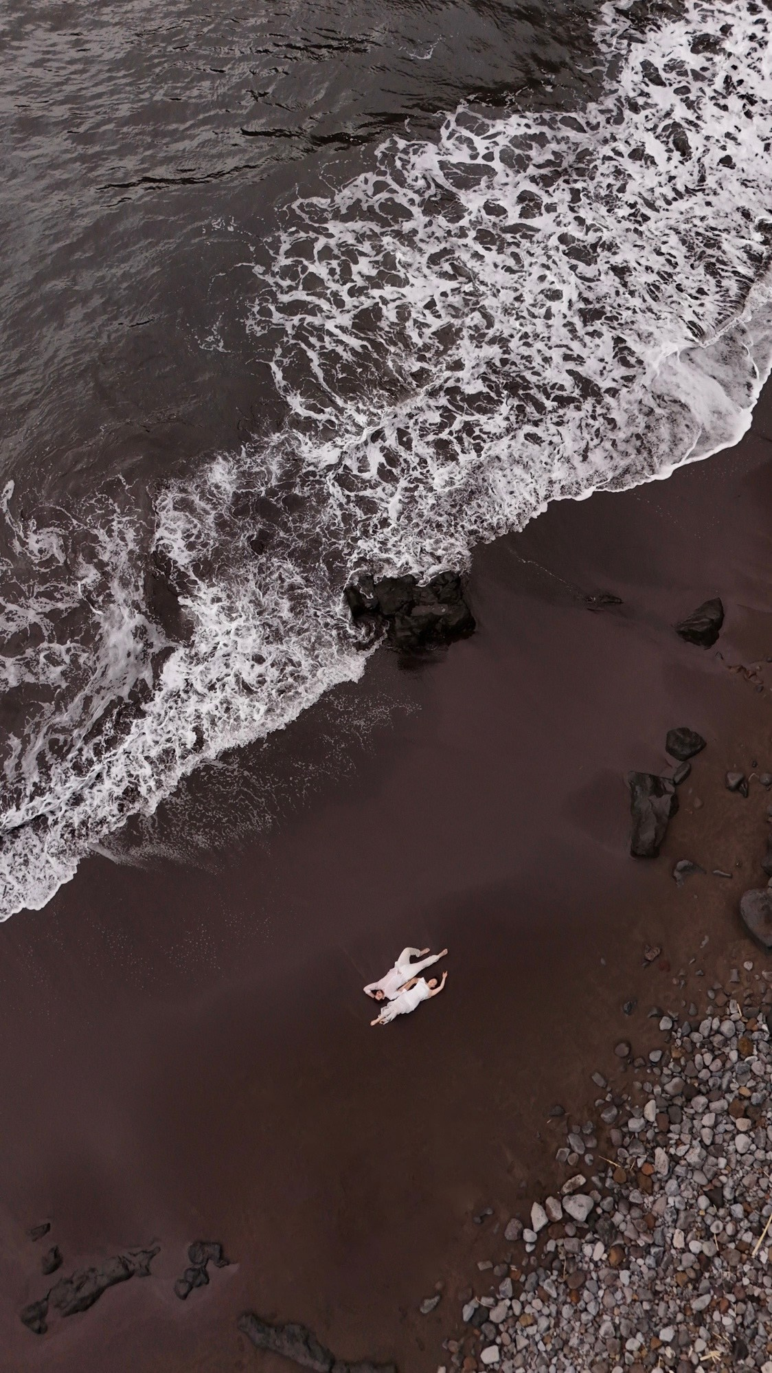 Drone shoots at Seixal beach
