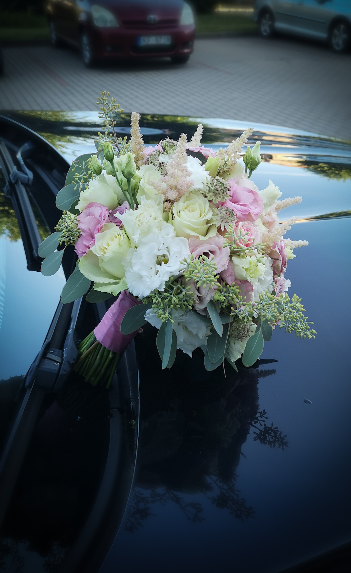 Līgavas pušķi rozā toņos. Event design, decoration, floristry, gift, Irina Novika, Riga, Latvia