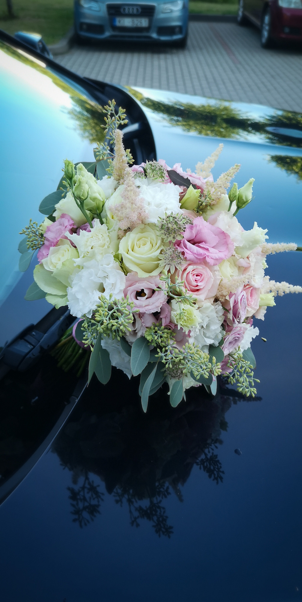 Līgavas pušķi rozā toņos. Event design, decoration, floristry, gift, Irina Novika, Riga, Latvia