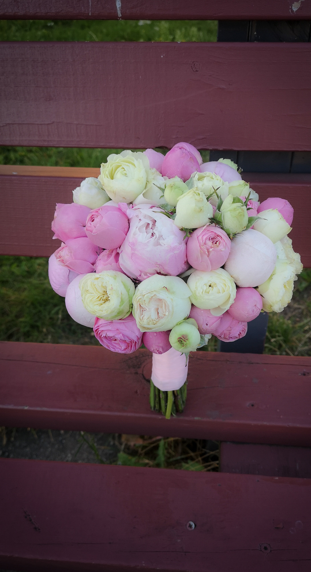 Līgavas pušķi rozā toņos. Event design, decoration, floristry, gift, Irina Novika, Riga, Latvia