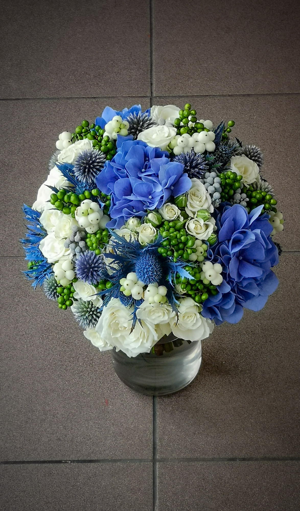 Līgavas pušķi zilos toņos. Event design, decoration, floristry, gift, Irina Novika, Riga, Latvia