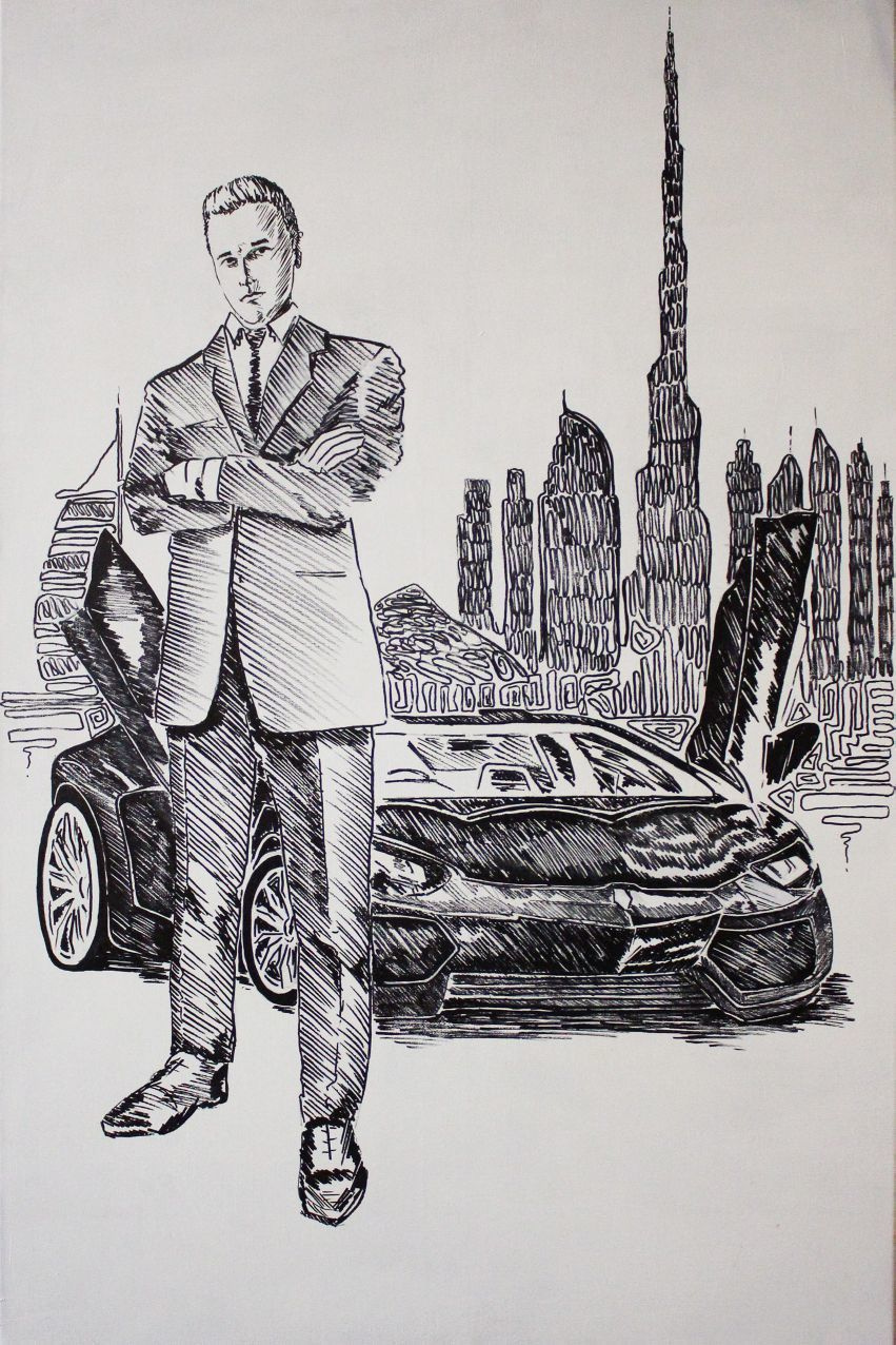 Young dandy Kathrin Kovshova artbykovshova