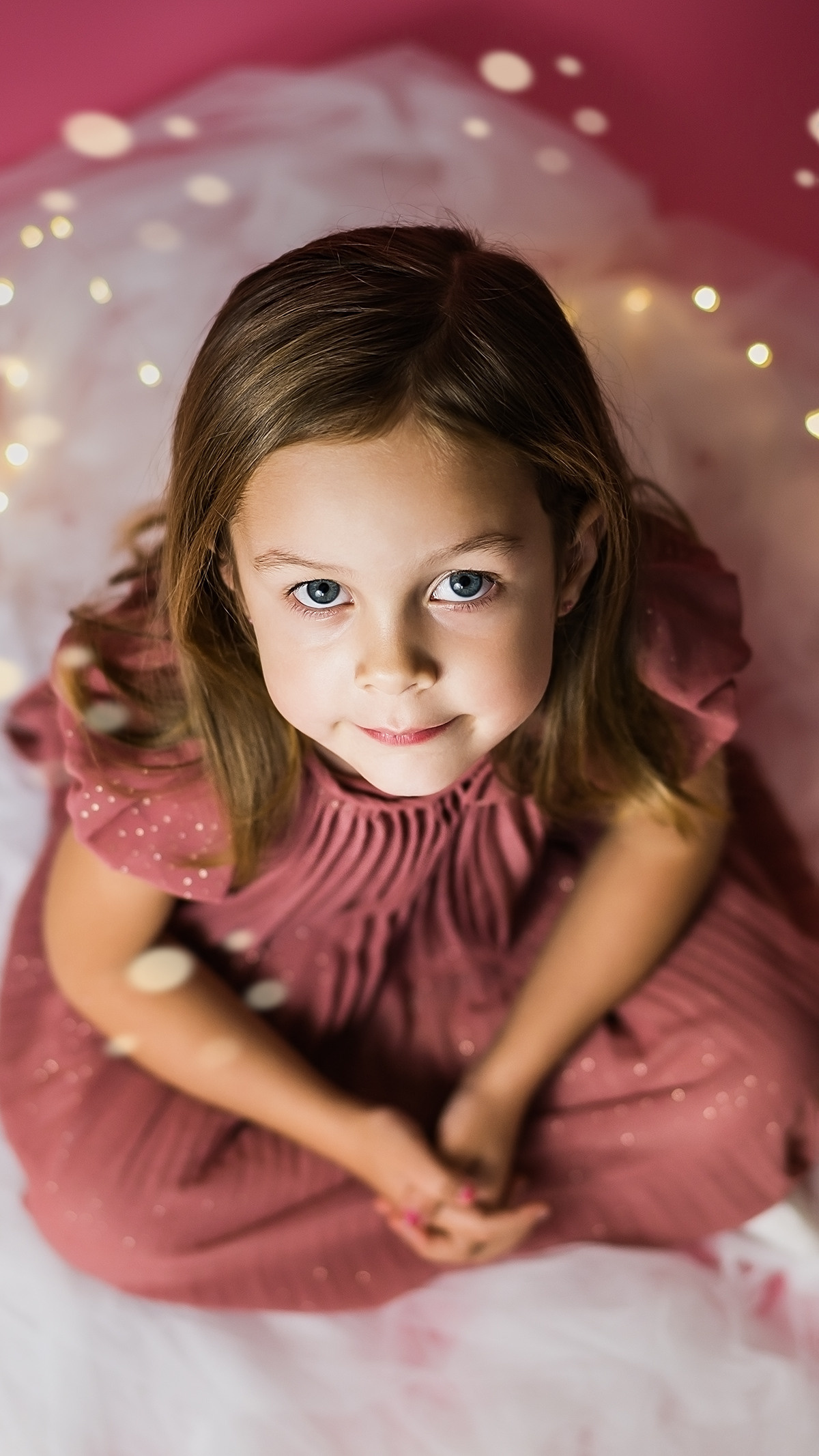 Kinder Kerst fotoshoot. Tatyana Van Hedent een fotograaf te Zele, Oost-Vlaanderen