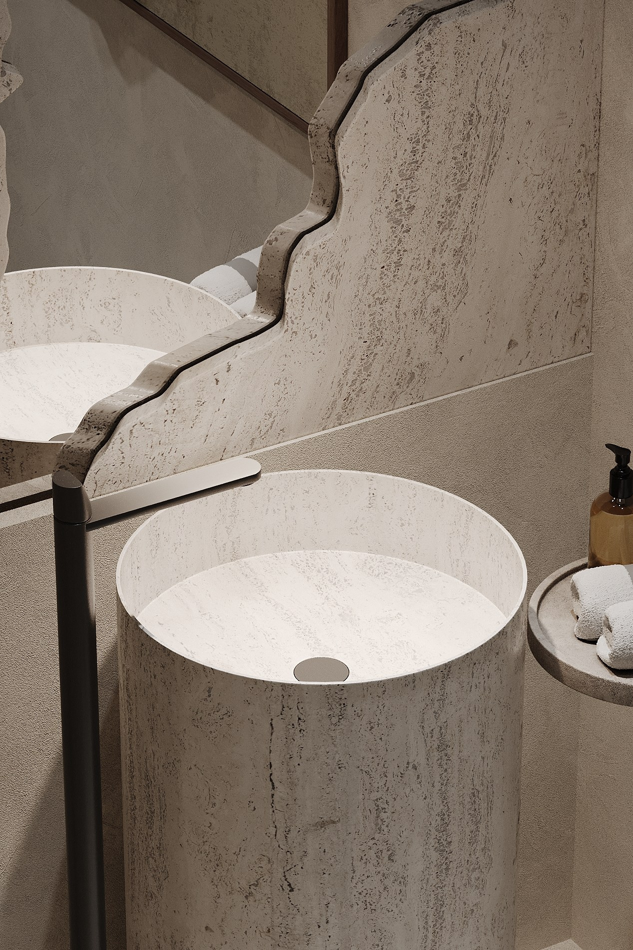 Apartments in Bali. Interior and object 3D visualization