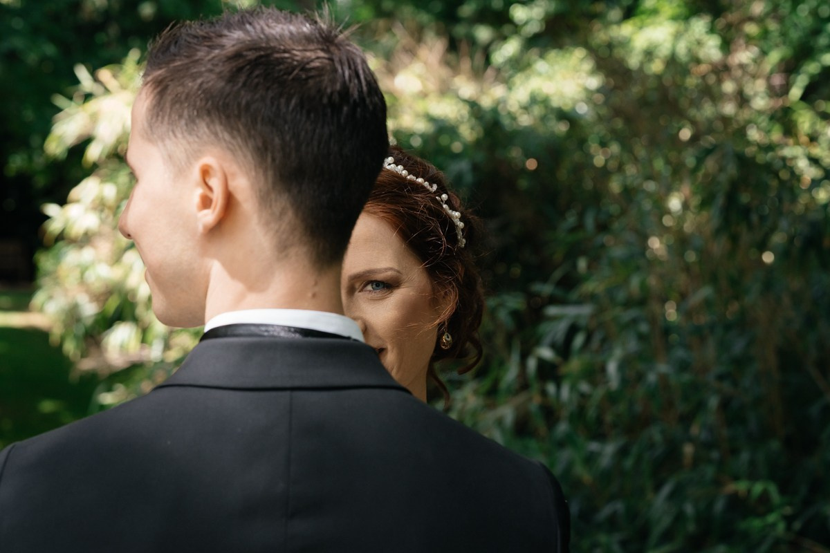 Detail shots of bride and groom