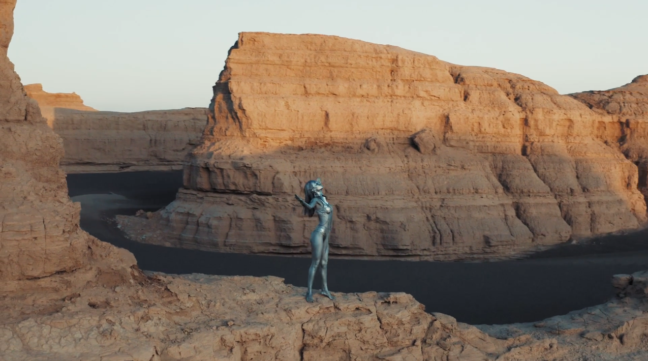 Art Project in Desert. Сhillfilms