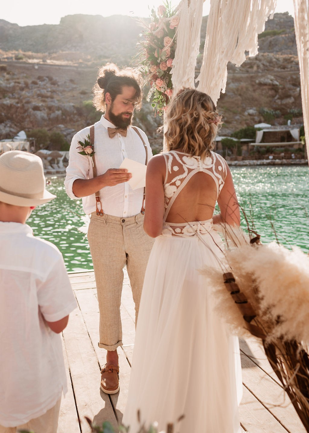 Tom und Denise 25.7.2023. Heiraten auf Rhodos | Deutschsprachige Hochzeitsplanerin Griechenland