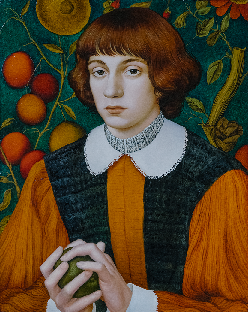 Portrait with a Mango. ELEN BEZHEN