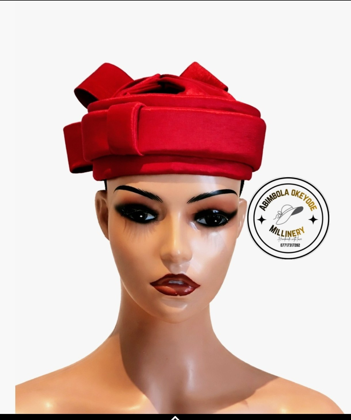 Senegalese Zara cap. A milliner in Hull, UK Abimbola Okeyode