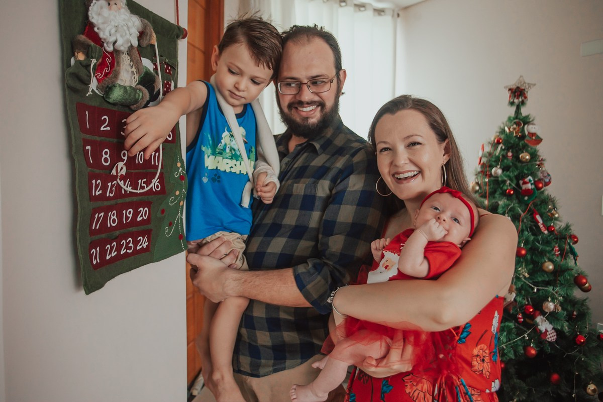 Ensaio de Natal - Família Silva Marcuz. Fotógrafa de Eventos em São Paulo e Sorocaba Kika Damasceno