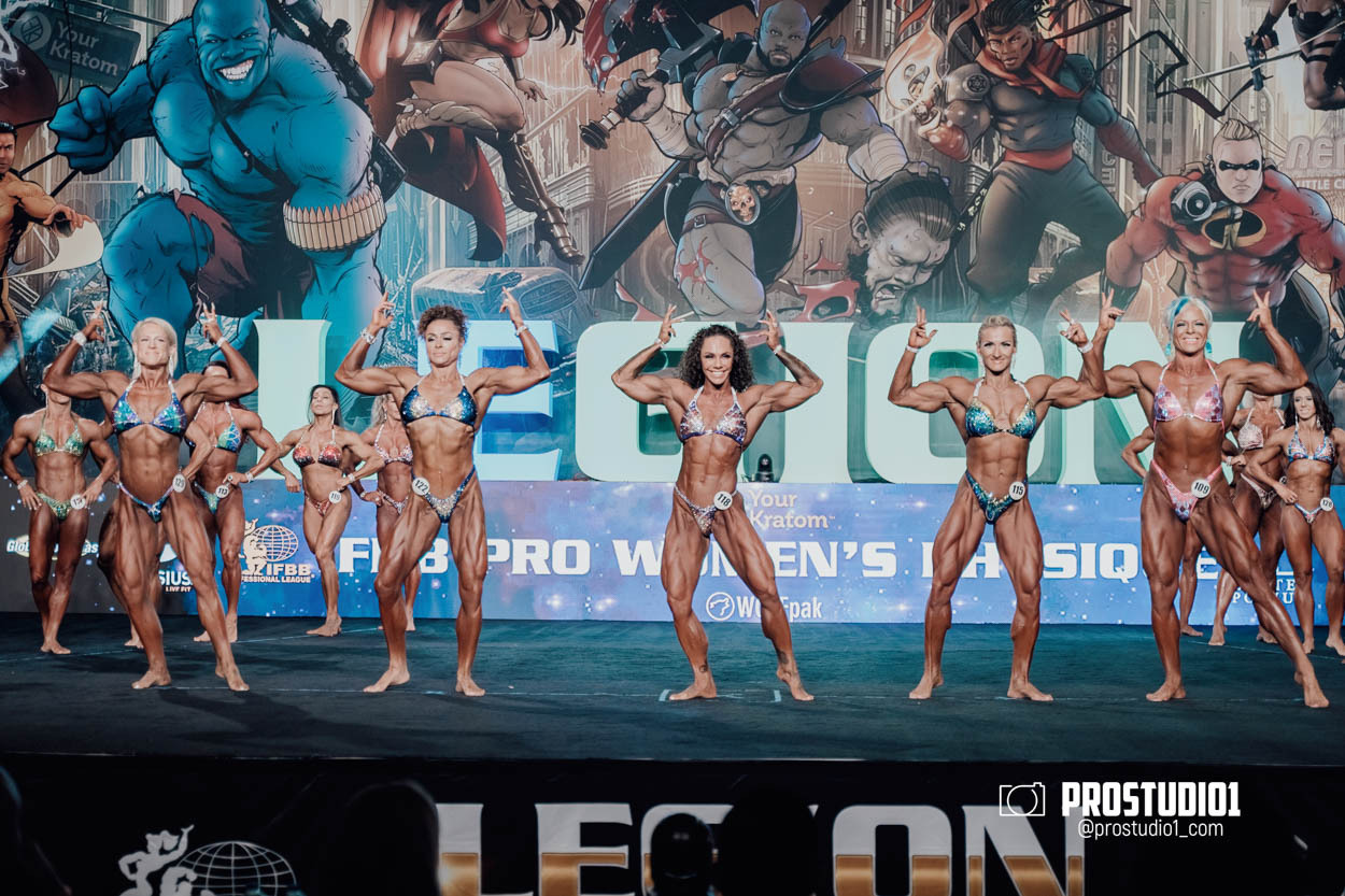 PRO WOMEN’S PHYSIQUE LEGION SPORTS FEST. Photo & Video Production Studio #1