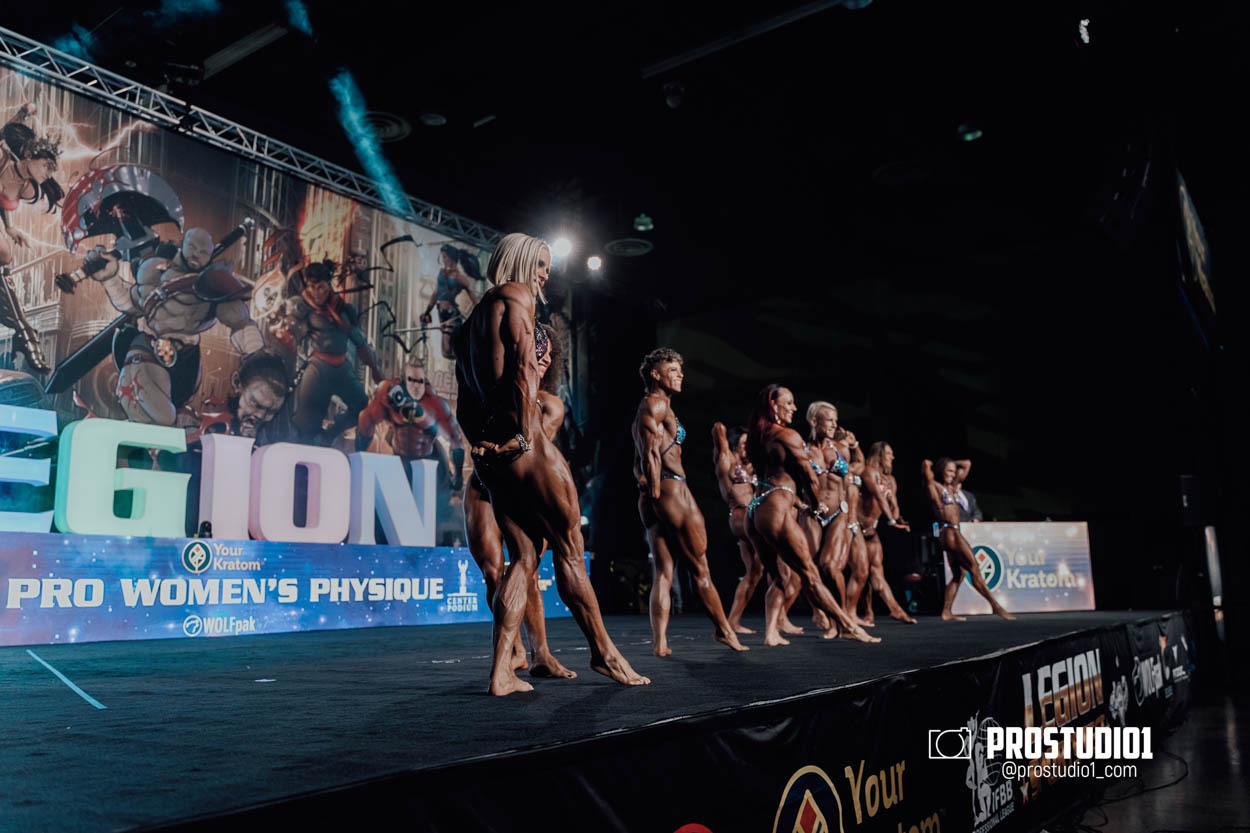 PRO WOMEN’S PHYSIQUE LEGION SPORTS FEST. Photo & Video Production Studio #1