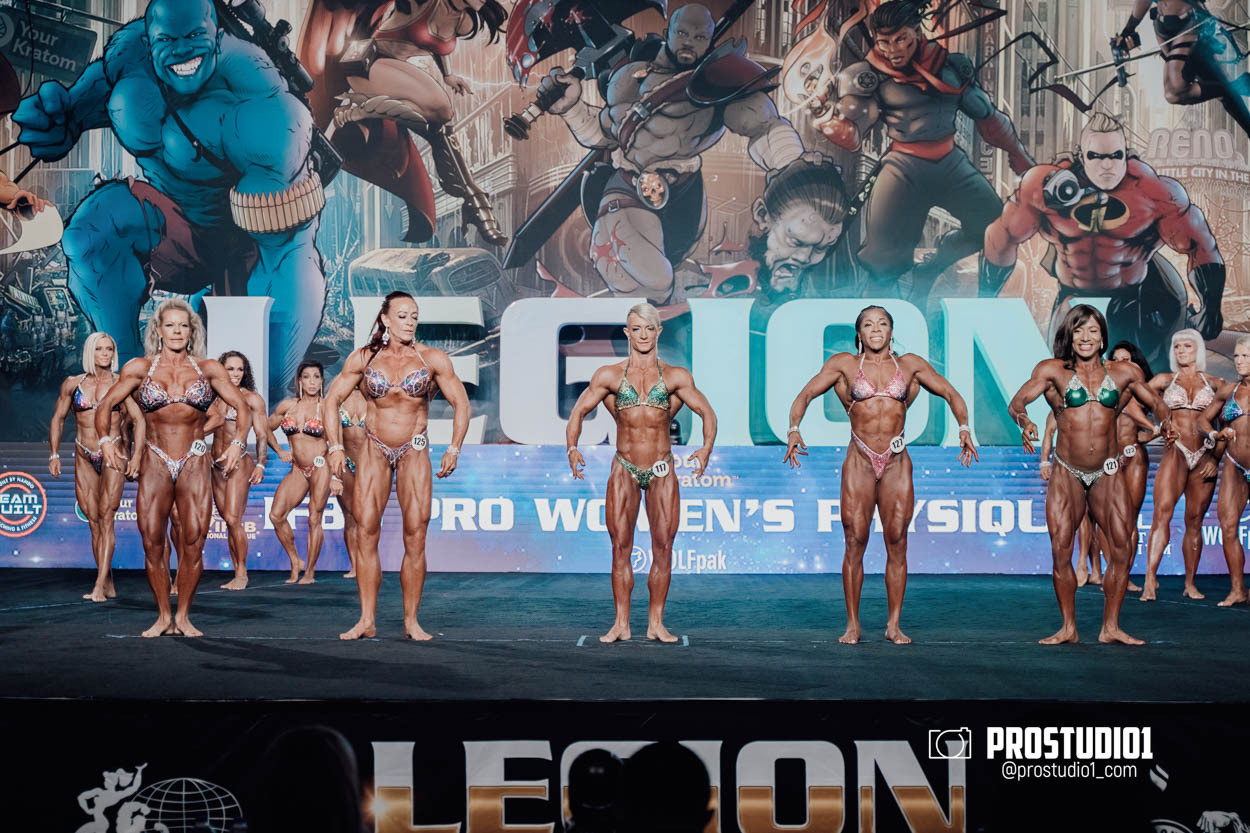 PRO WOMEN’S PHYSIQUE LEGION SPORTS FEST. Photo & Video Production Studio #1
