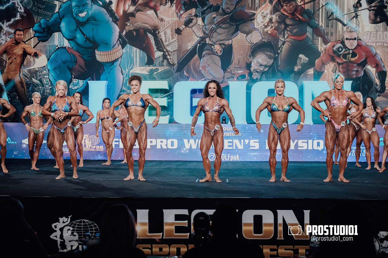 PRO WOMEN’S PHYSIQUE LEGION SPORTS FEST. Photo & Video Production Studio #1