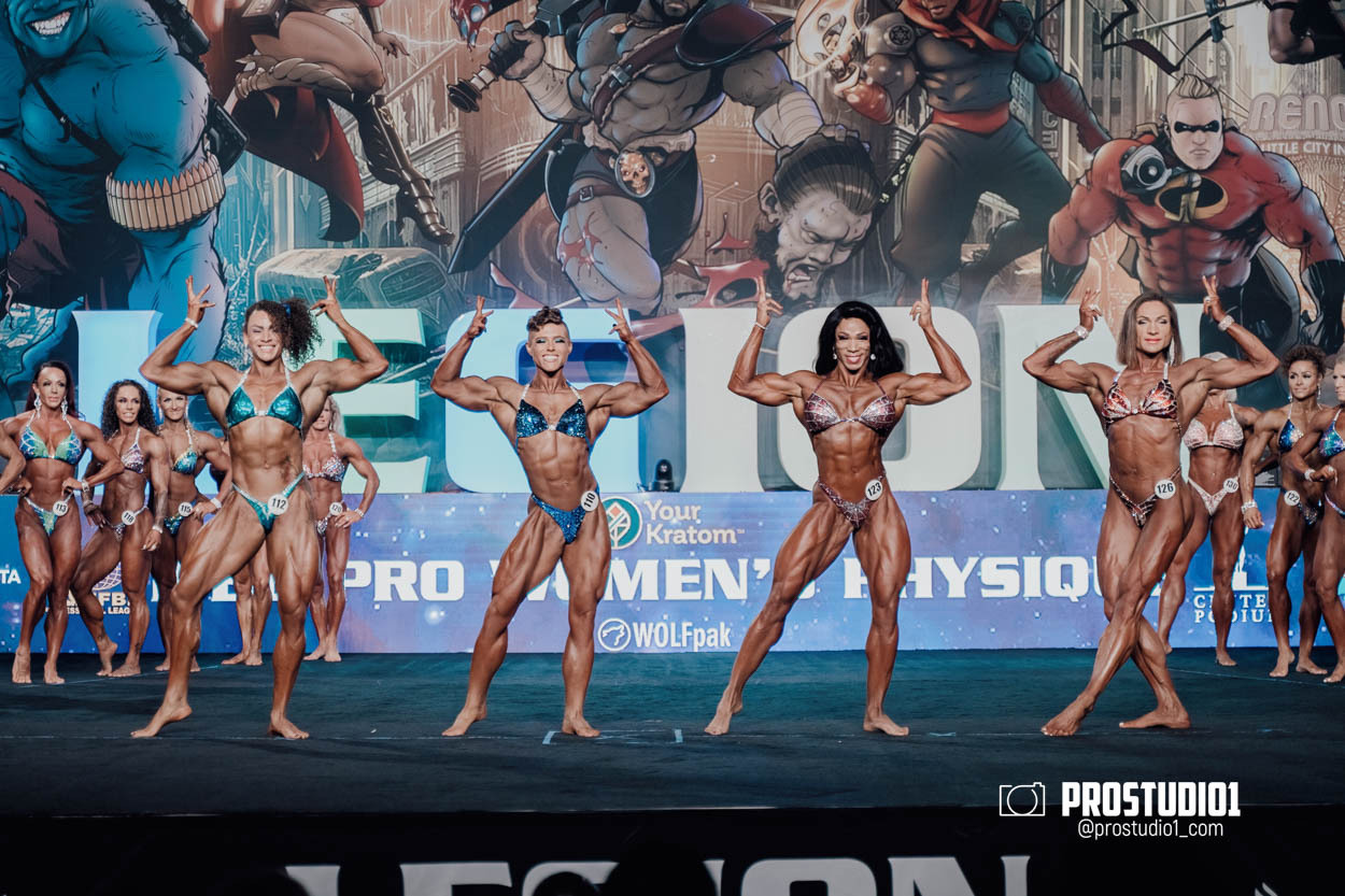 PRO WOMEN’S PHYSIQUE LEGION SPORTS FEST. Photo & Video Production Studio #1