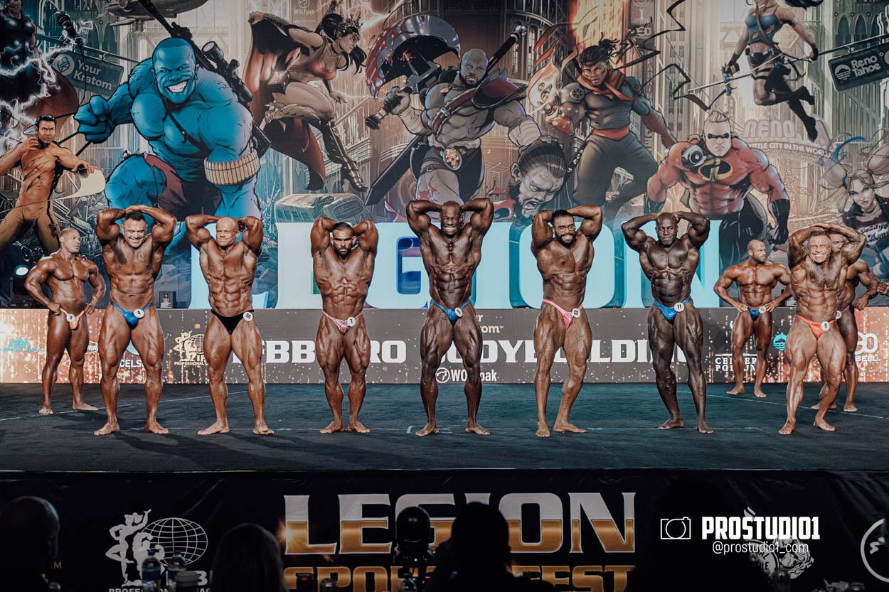 PRO MEN’S BODYBUILDING LEGION SPORTS FEST. Photo & Video Production Studio #1