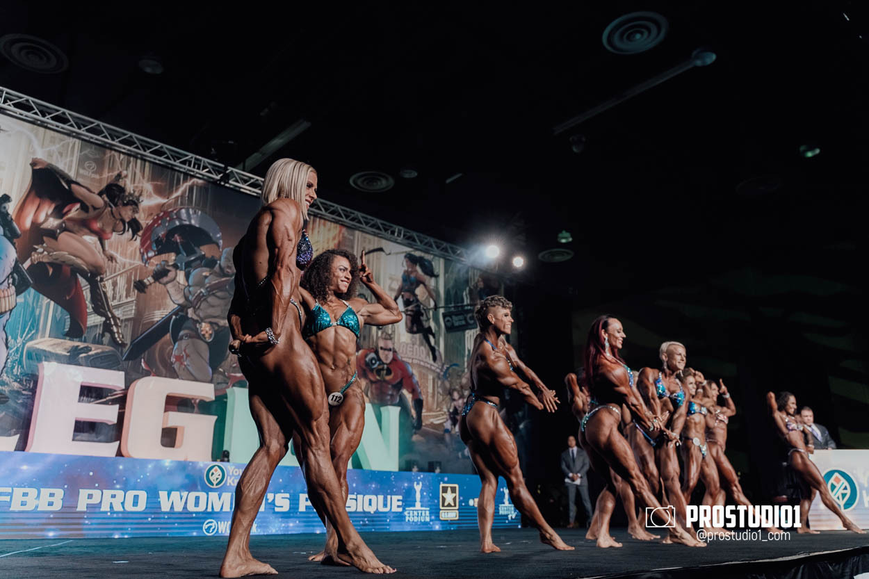 PRO WOMEN’S PHYSIQUE LEGION SPORTS FEST. Photo & Video Production Studio #1