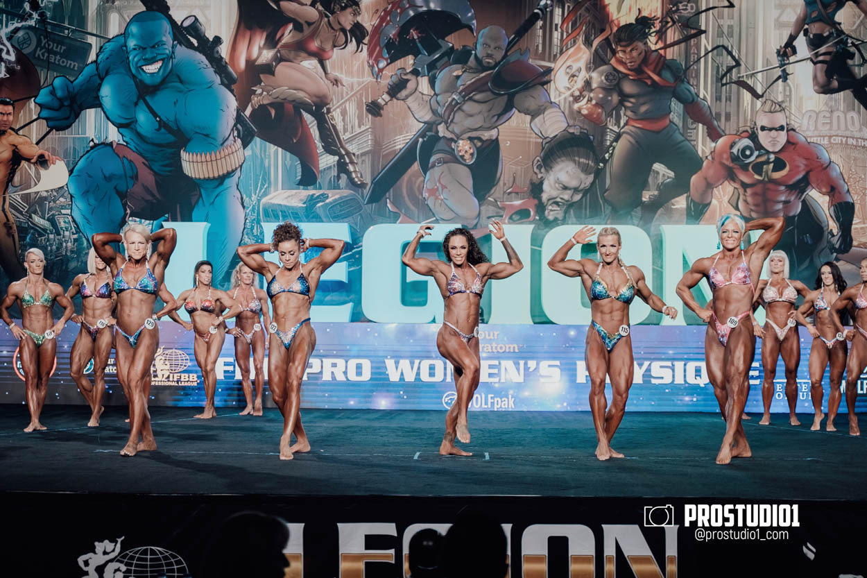 PRO WOMEN’S PHYSIQUE LEGION SPORTS FEST. Photo & Video Production Studio #1