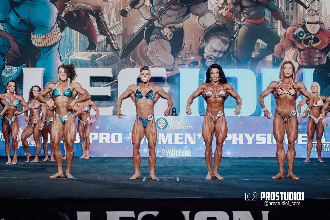 PRO WOMEN’S PHYSIQUE LEGION SPORTS FEST. Photo & Video Production Studio #1
