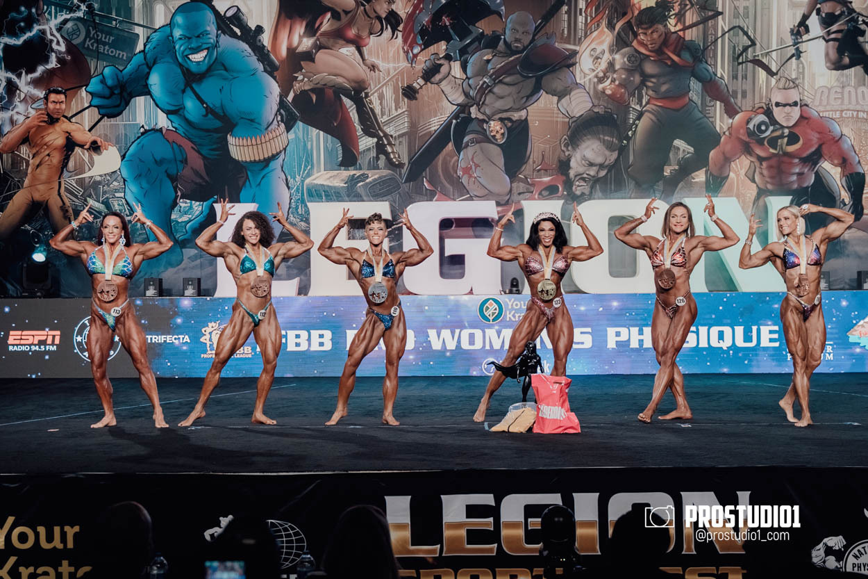 PRO WOMEN’S PHYSIQUE LEGION SPORTS FEST. Photo & Video Production Studio #1
