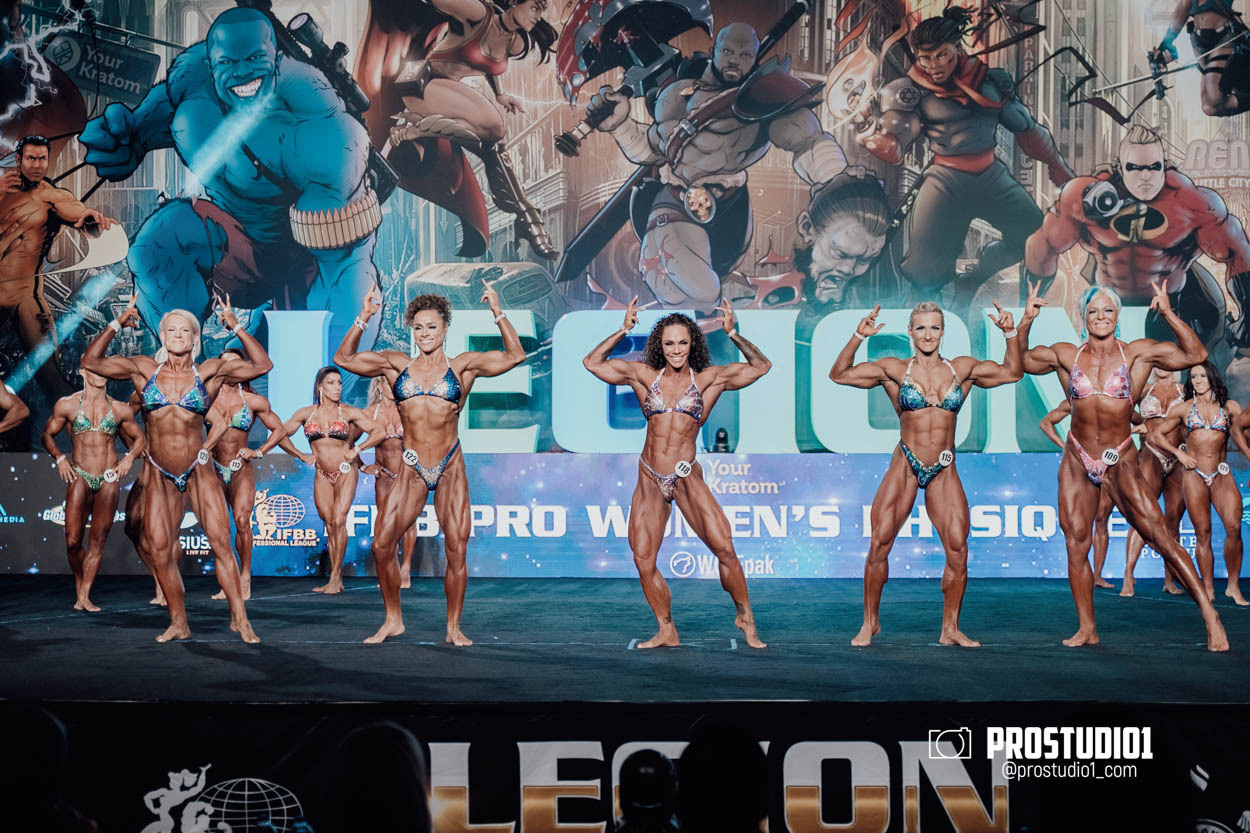 PRO WOMEN’S PHYSIQUE LEGION SPORTS FEST. Photo & Video Production Studio #1