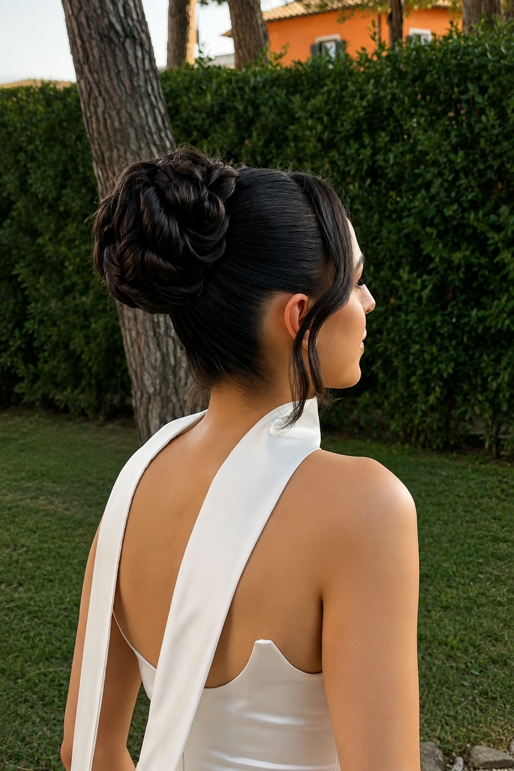 Wedding hairstyles in Rome, Italy. Curls, waves, up-do’s. Makeup artist and hairstylist in Rome Italy | Kate Lisi