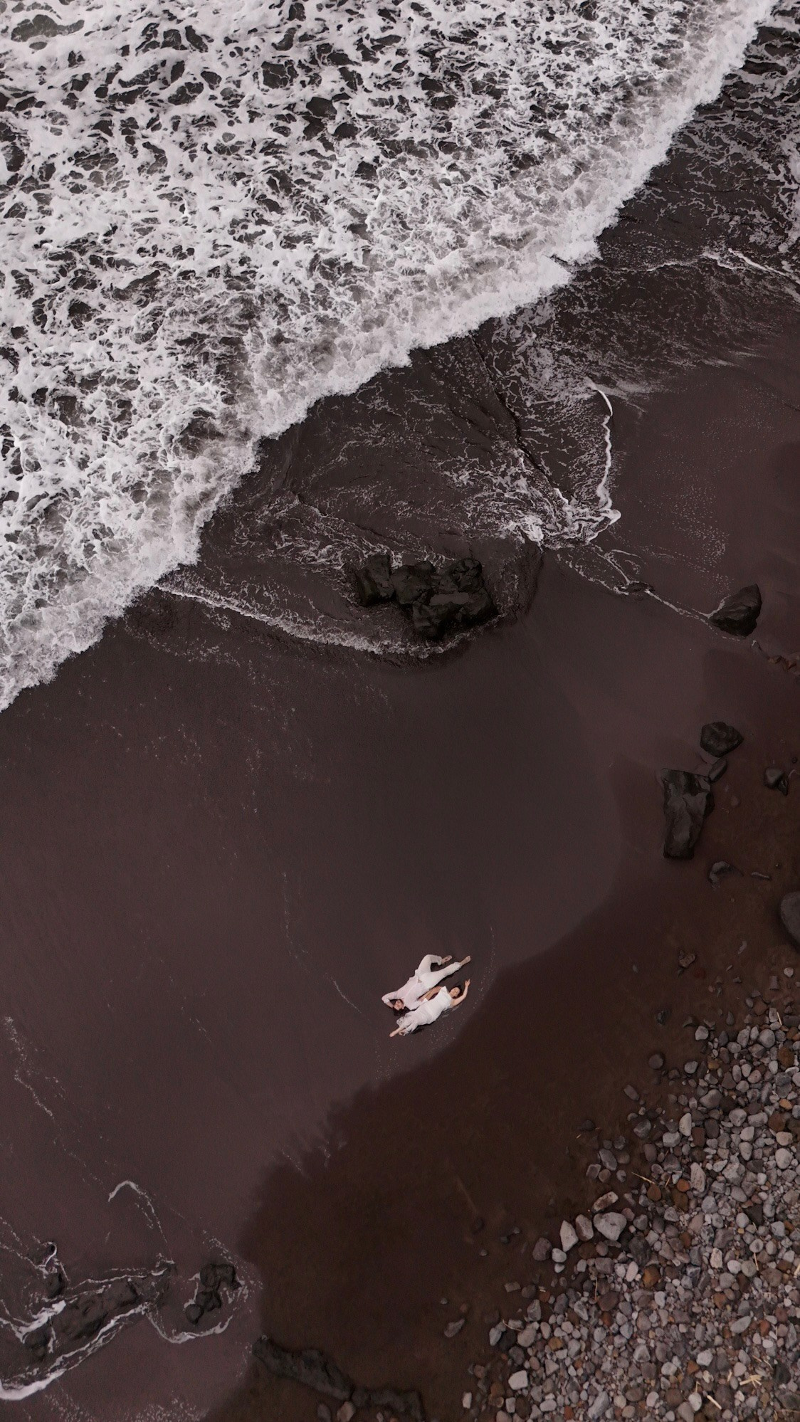Drone shoots at Seixal beach