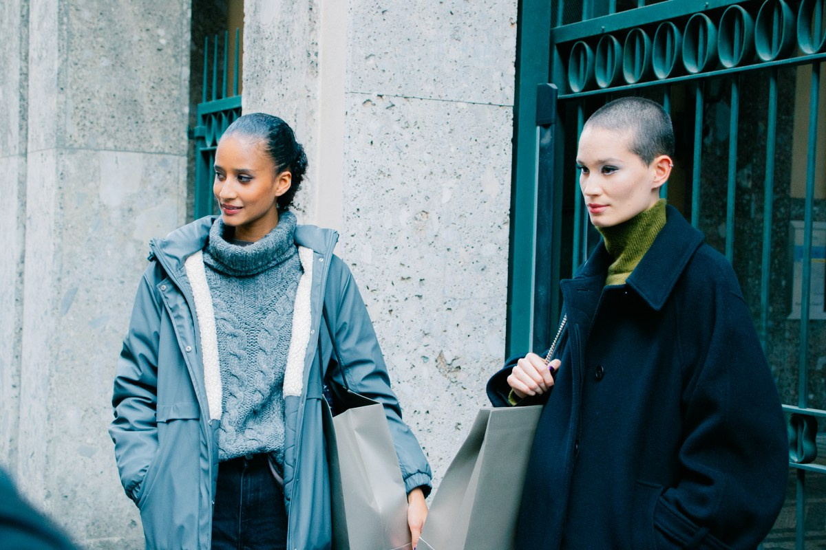 Street style in Milan. Milano Fashion Week