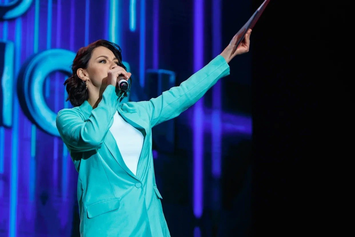 Grand Marathon Greenway Global Москва, Россия 4500 человек. Ведущая Москва Елена Чайка