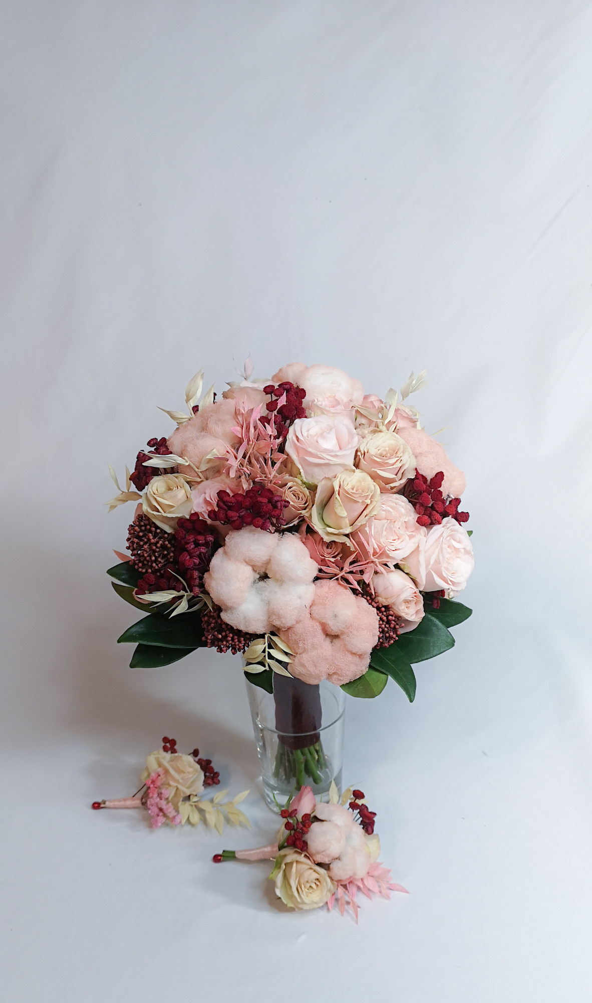 Līgavas pušķis ziemas sezonā. Event design, decoration, floristry, gift, Irina Novika, Riga, Latvia